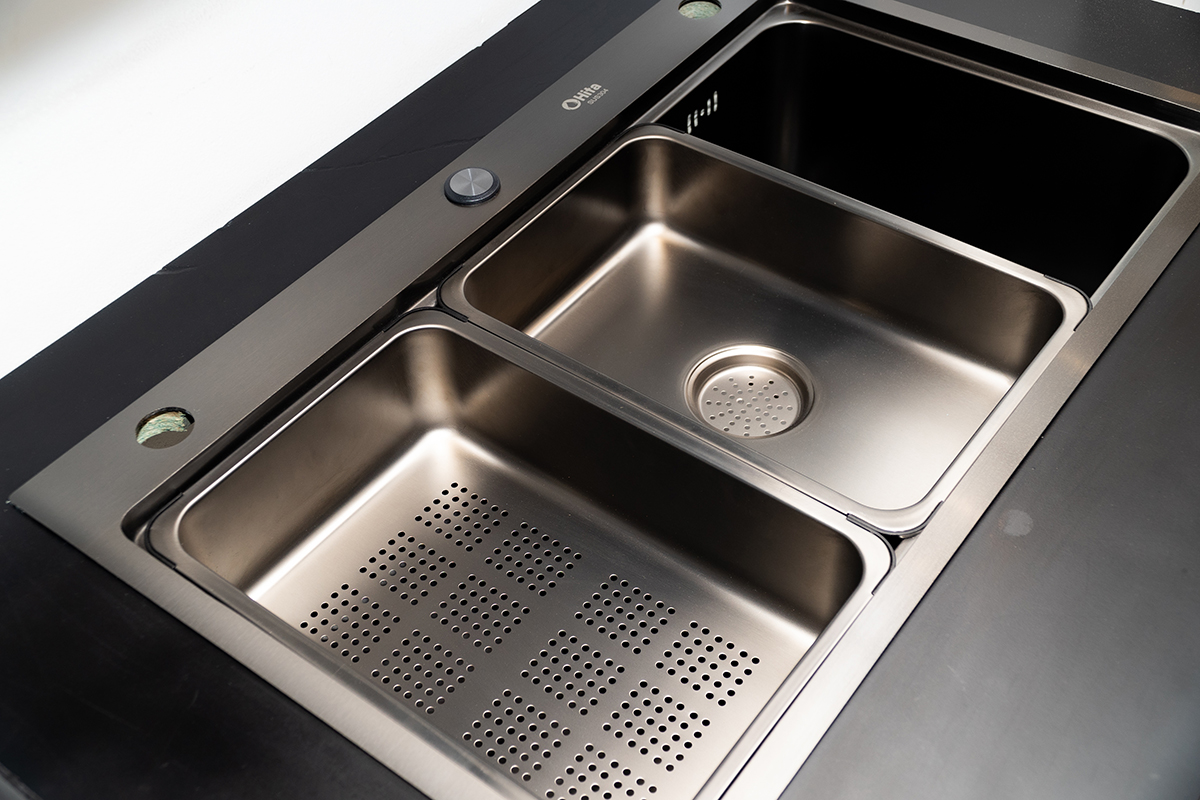 Chậu rửa chén 1 hố kèm khay HITA HDS7546D 75x46cm